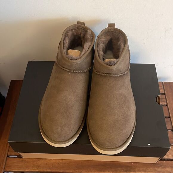 UGG Classic Ultra Mini Hickory USA Men Size 12/UK 11/EU 45 - Picture 5 of 13